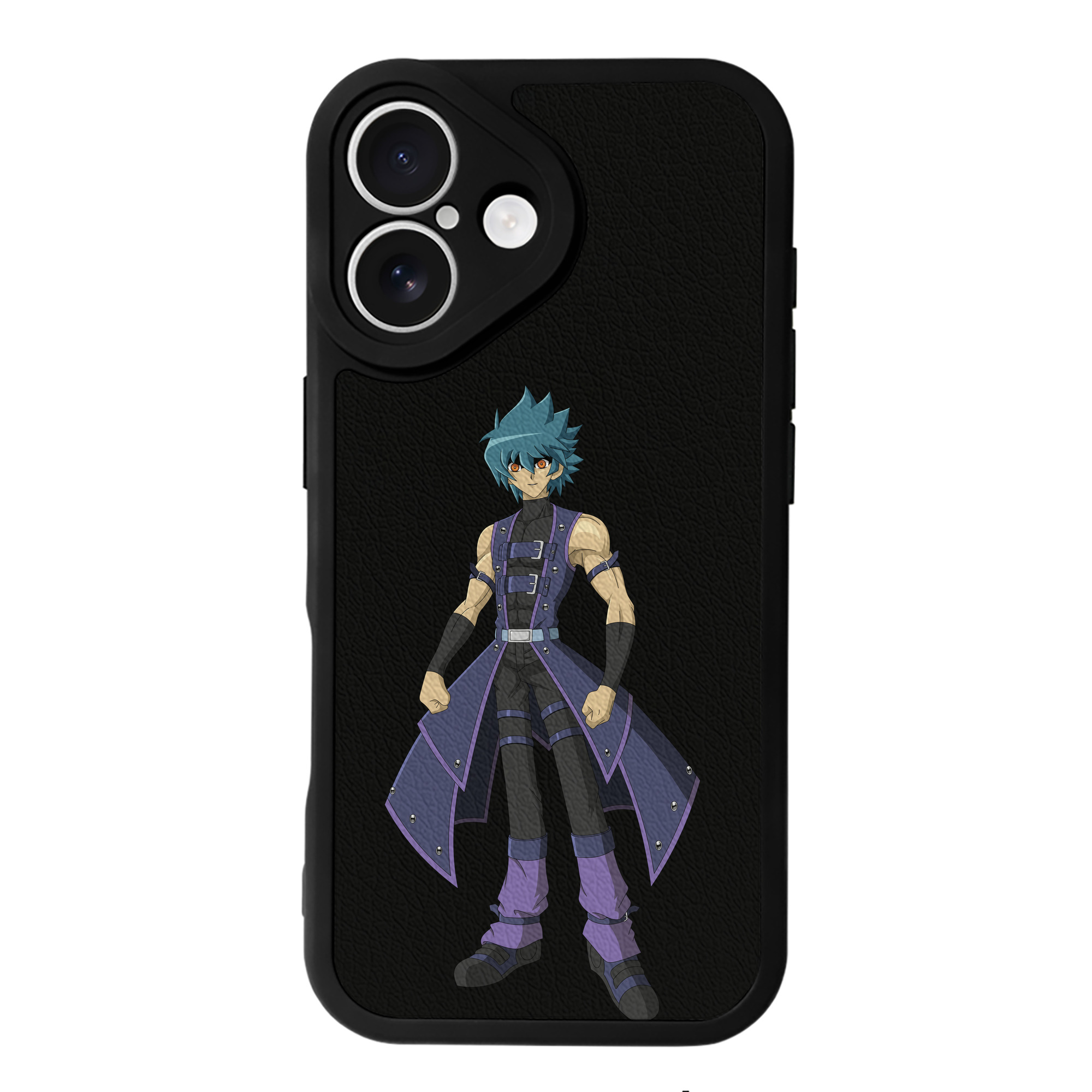 遊☆戯☆王 Yu-Gi-Oh! 【iPhone 16シリーズ対応】シリコンスマホケース（レザー調） 材質：シリコン